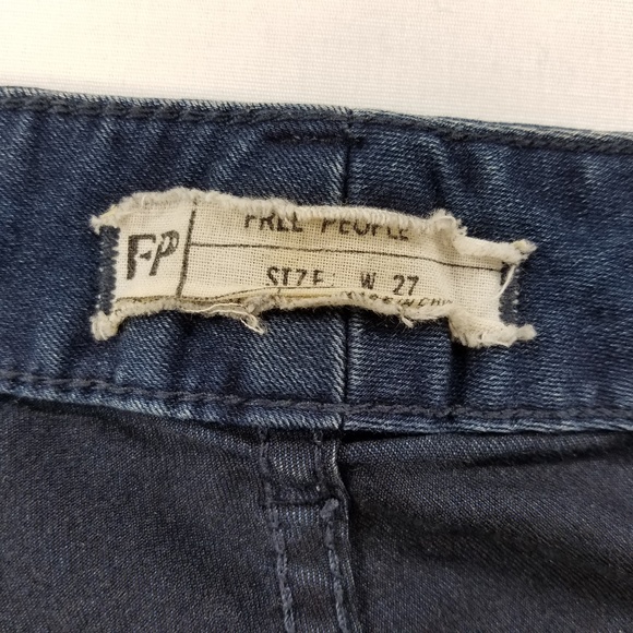 FP Free People Skinny Ankle Stretch Denim Jeans - Picture 5 of 8